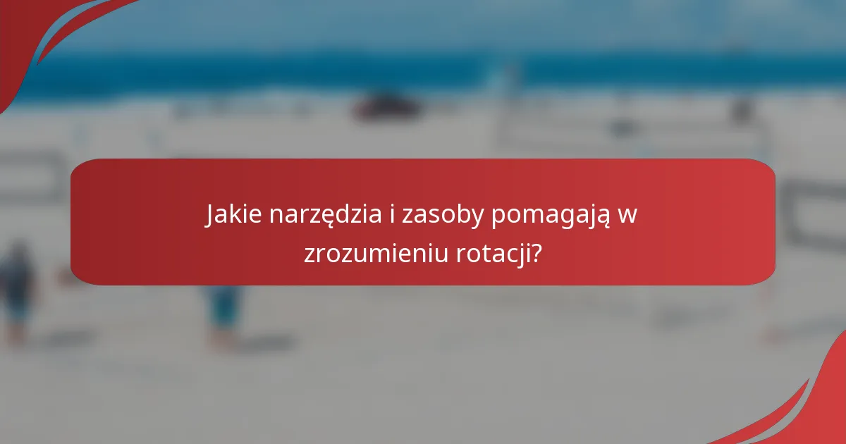 Jakie narzędzia i zasoby pomagają w zrozumieniu rotacji?